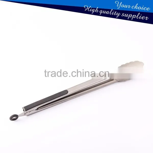Heat Resistant BBQ Grill Kitchen Tongs With Silicone Handle photo-5