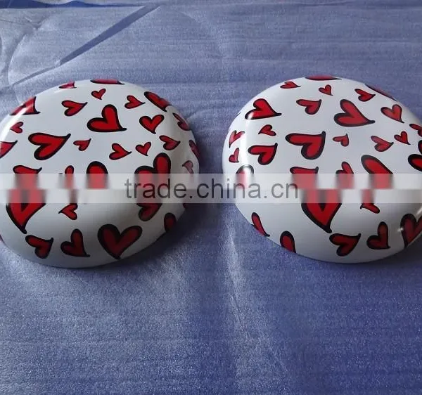 Aliuminium Non-stick Flower Decorated Silk Screen Design Frypan photo-4