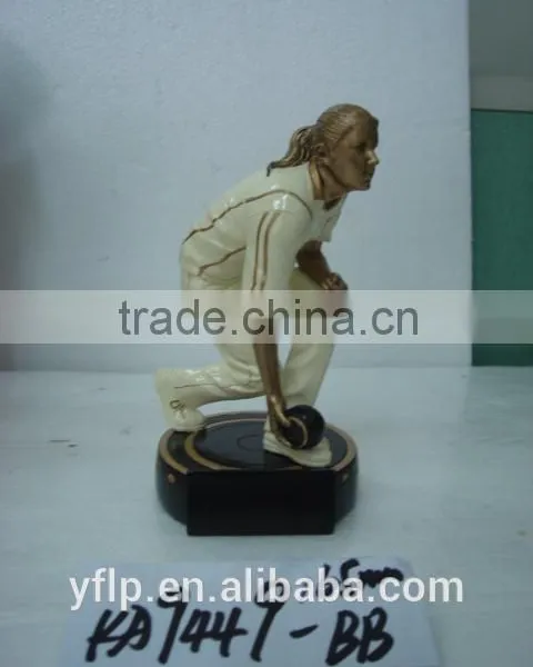 The Bowling Ball Trophy Make of Resin Material