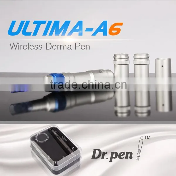 Wireless Derma Pen Dr.pen Ultima A6 Microneedle Pen Derma Stamp Needle Cartridge Newest 2016 photo-2