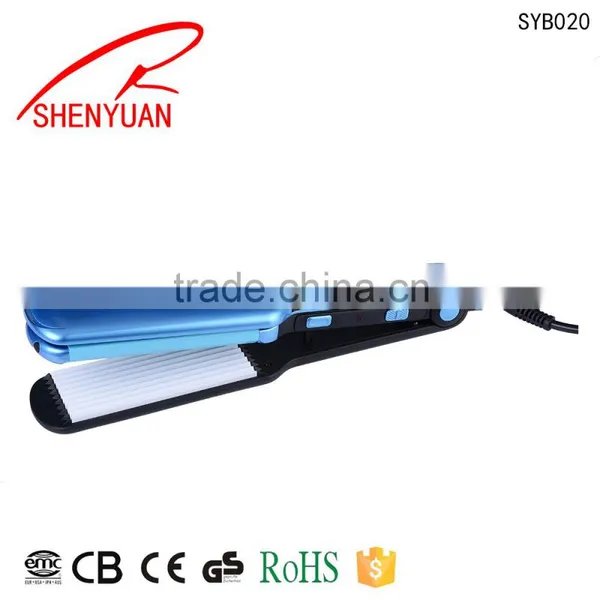 HOT SELL 100% Solid Ceramic Plates Led NEW 2 IN1 Hair Iron and Straightener photo-5