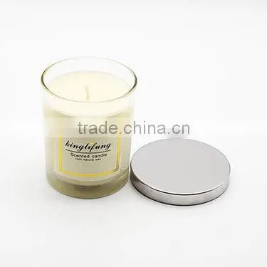 Customized 100% Natural Soy Wax Candle in Glass Jar , Scented Candle,natural Essence Candle photo-4