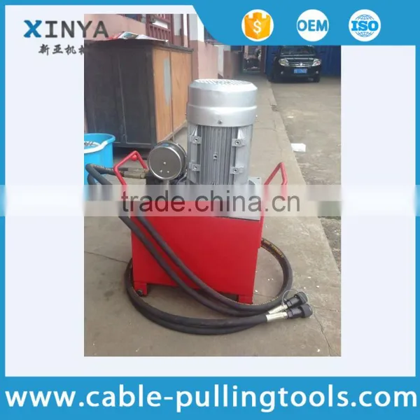 380V Double Tube Super High Pressure Electric Engine Motor Hydraulic Pump For Pliers photo-2