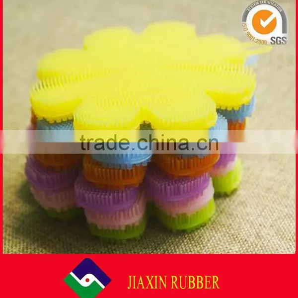 Hot Sale Kitchen Tool Fruits Vegetables Scrubber Brush Protect Cleaning Brushes Silicone Scrub Brushes photo-5