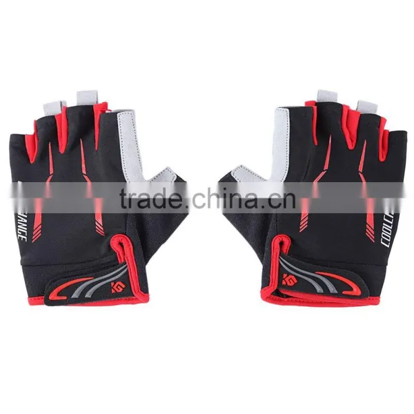 Cool Change Shock-absorbing Foam Pad Half Finger Gloves Sports Socks For Cycling Climbing Outdoor Sports photo-2