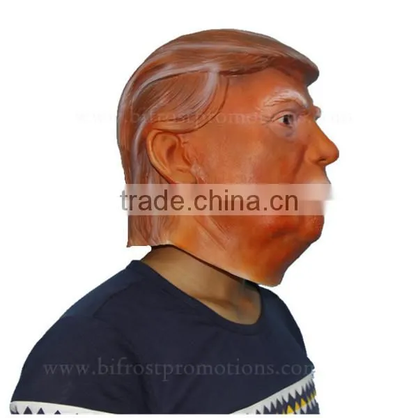 2017 New Realistic Party Donald Trump Halloween Latex Face Mask photo-2