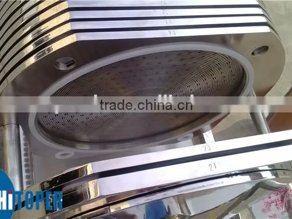 Mini Plate and Frame Press Filter ,thread-like Structure Plate Filter in Stainless Steel Material photo-2