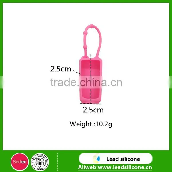 Siliocne Hand Sanitizer Silicone Holder With Plain Colour photo-3