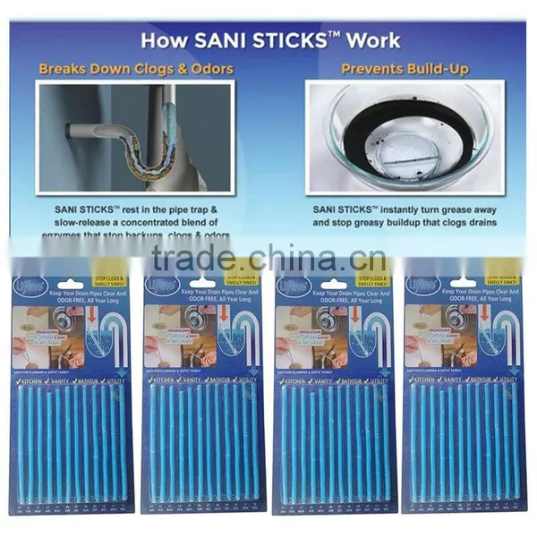 Sani Sticks Kitchen Toilet Bathtub Drain Cleaning Bar photo-4