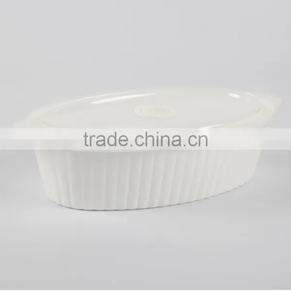 Microwave Plastic Oval Crisper photo-3