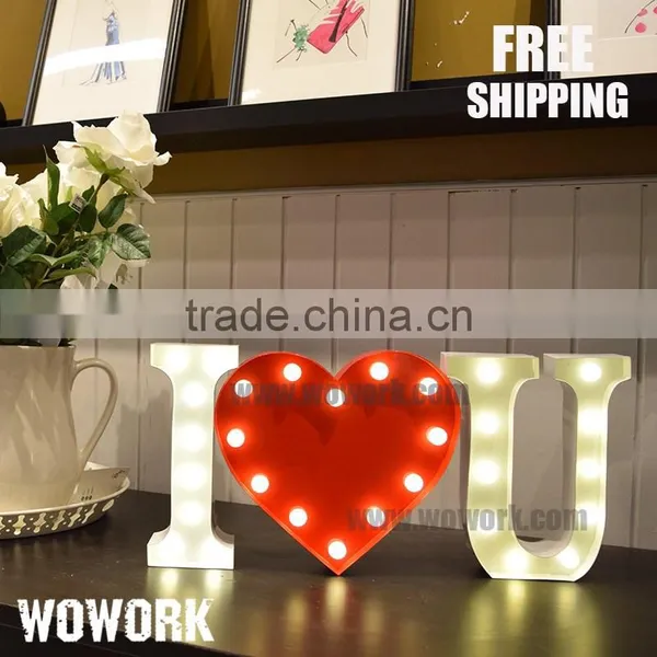 LED Battery Operated Hanging Letter Lights photo-2