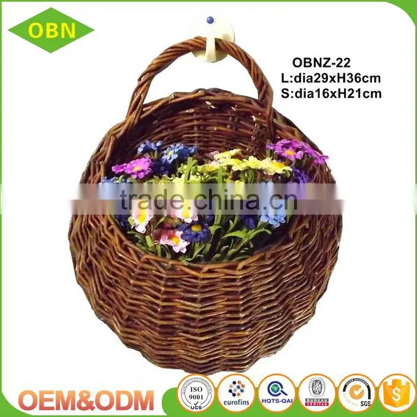 Handmade Hanging Garden Flower Basket With Plastic Liner photo-3
