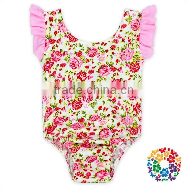 Boutique Open Back Children Custom Jumpsuit Plain White Baby Rompers Girls Set photo-3