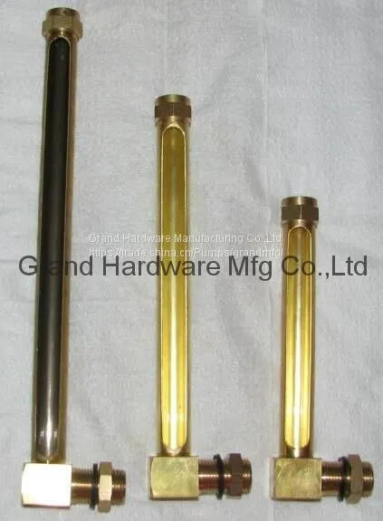 Male Thread Brass Tube Oil Level Indicator,OIL SIGHT GAUGE FOR HORIZONTAL DRUM photo-2