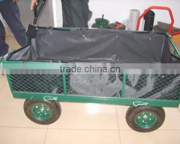 4 Air Wheel Steel Garden Tool Cart photo-2