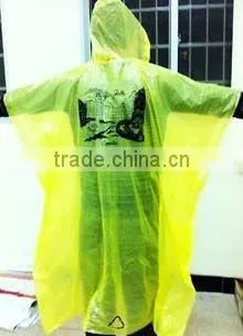PE Disposable Plastic Raincoat for Outdoor photo-2