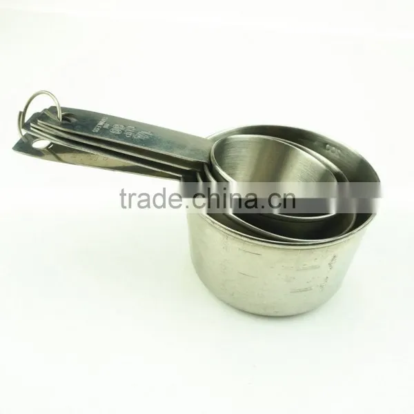 42137 4pcs Stainless Steel Nesting Measuring Cups and Spoons Set photo-6