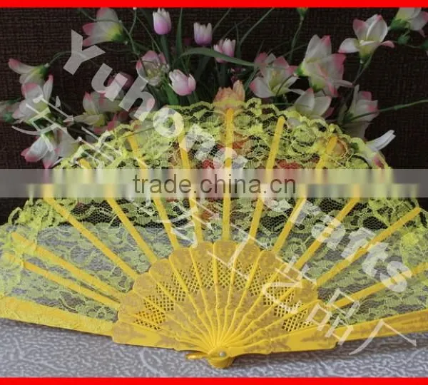 Handmade Plastic Wedding Hand Fan photo-6