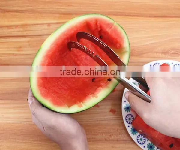 Stainless Steel Watermelon Slicer and Server Set photo-4