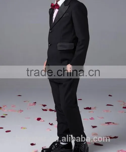 BOY'S TR STAIN LAPEL SUITS- JACKET&PANTS&VEST photo-2
