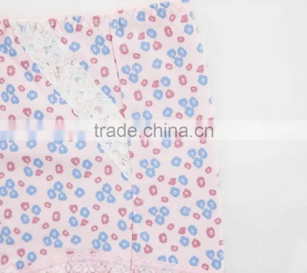 Printing Best Quality 95% Cotton 5% Spandex With Lace Custom Sexy Fancy Woman Underwear photo-5