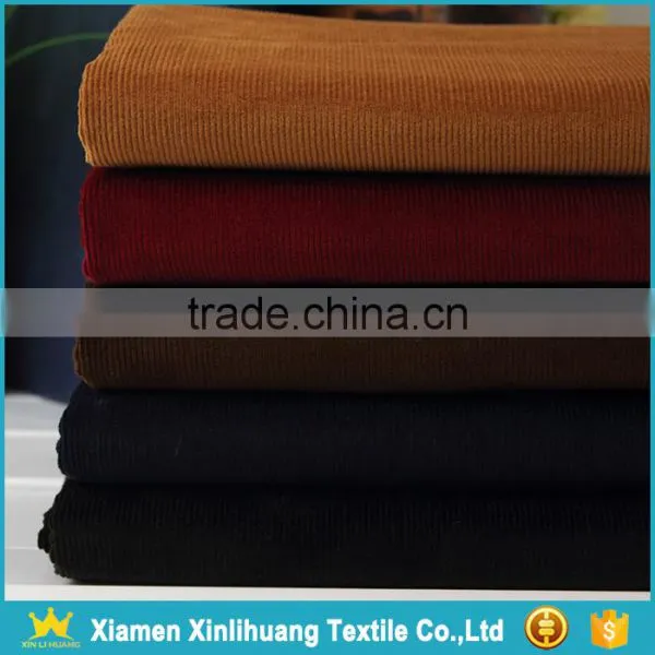 Nice Price 98% Cotton 2% Spandex 28 Wale Stretch Corduroy Fabric for Pants photo-2