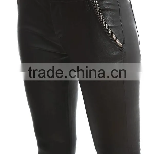 2016 Fashion Women Leather Pants,lady Leather Pants,custom Leather Pants photo-2