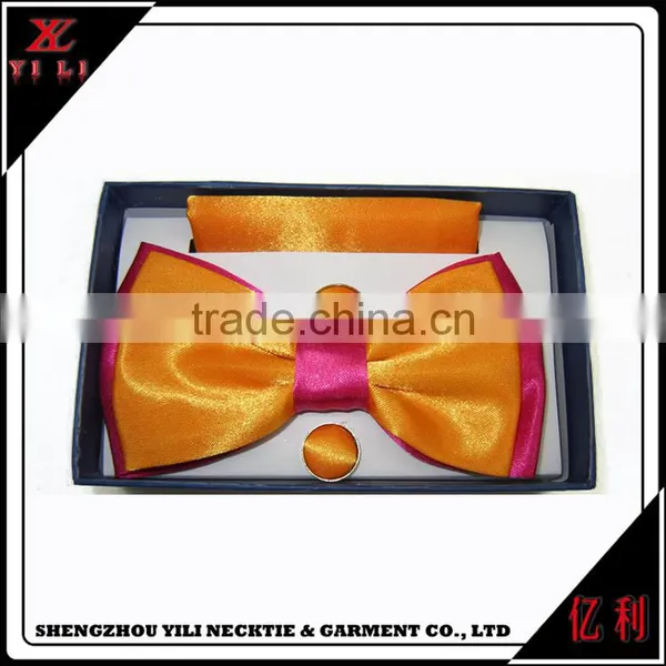 Various Colored Kinds Cheap Silk Bowties Men photo-3