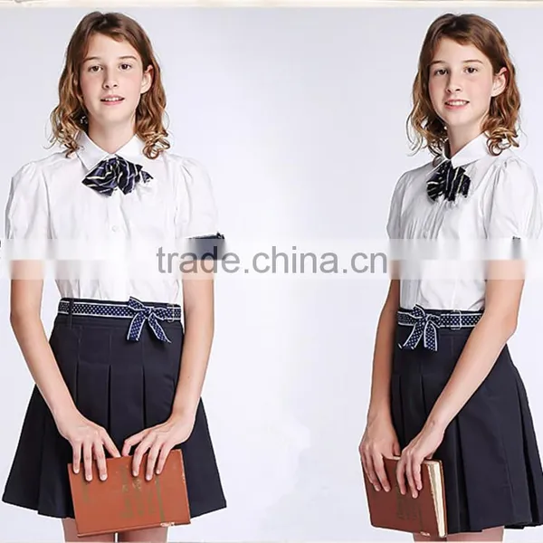 Custom Made School Shirt Skirt Pants Middle High School Uniforms Wholesales photo-6