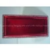 Foil Beaded Plastic Charger Plate/charger Plates With Stones
