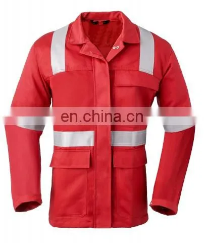 EN20471 Breathable Flame Retardant Anti-Static Jacket With Reflective Stripes photo-5