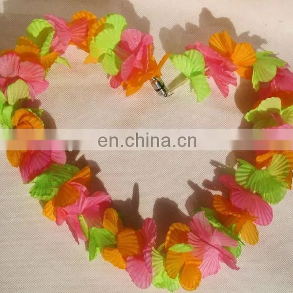 Hot Sell Led Light Hawaii Lei Necklace