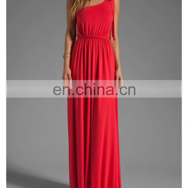 CHEFON Ladies Empire Waist Maxi Dress
