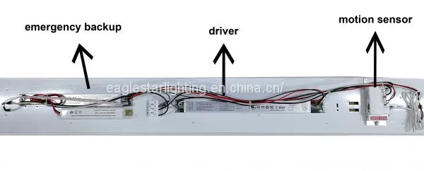 In Stock Dlc Premium UL 150lm/W 4FT 40W 50W LED Tri-Proof Light Vapor Light With Emergency Backup photo-3