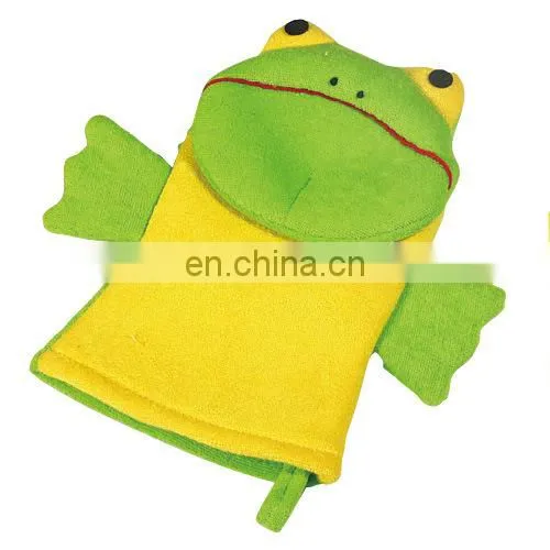 Custom Cotton Terry Cloth Baby Bath Toy Puppet Animal Bath Wash Mitt photo-3