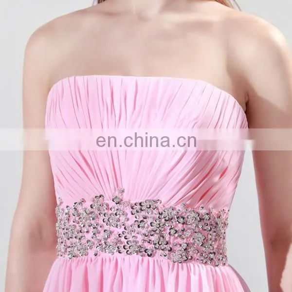 Grace Karin Strapless Elegant Chiffon Evening Dresses Long CL4423 photo-5