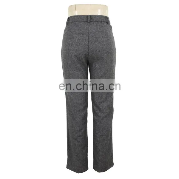 Herringbone Old Women Office Suite Trousers Guangzhou Factory photo-2