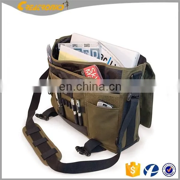 CR Export Products List Customized Design Satchel Bag Washed Canvas Men Messenger Bag photo-5