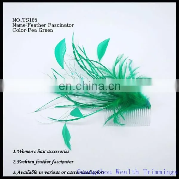 Mint Fashion Feather Hairclip