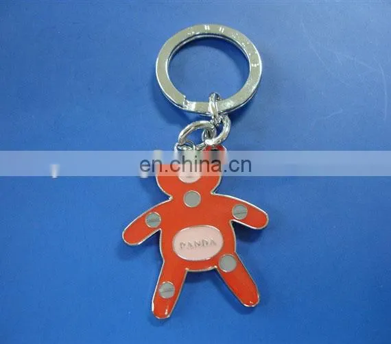 Custom Design Metal Keychains With Epoxy Flower Shape photo-4