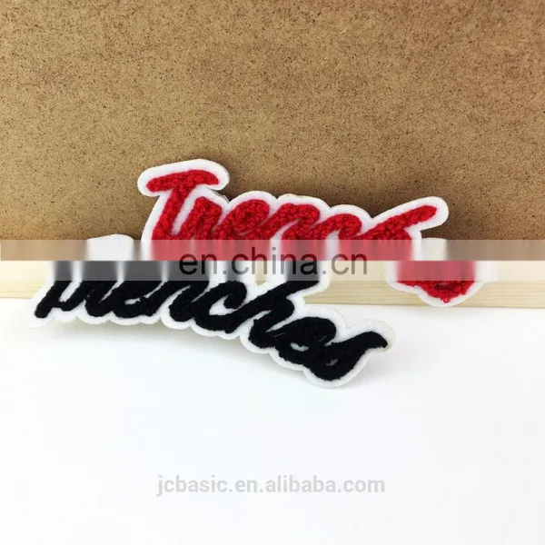 Custom Towel Chenille Letters Patches no Minimum photo-2