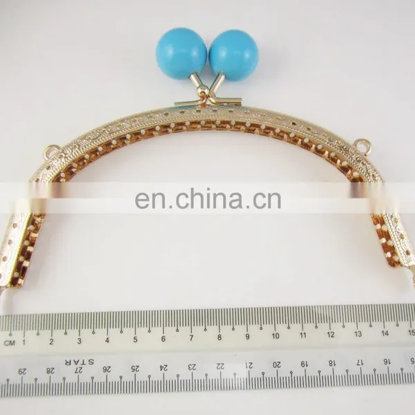DIY Wedding Metal Kiss Lock Coin Purse Clutch Frame photo-2
