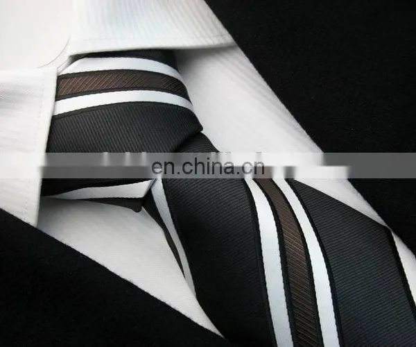 Men's Fashion Striped Skinny Ties Men Business Polyester Slim Necktie Custom High Quality Brand Factory Neck Tie Cheap Price photo-2