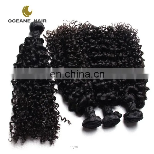 New Style Durable Natural Hotsale Peruvian Deep Curly Wavy Remy Hair photo-3