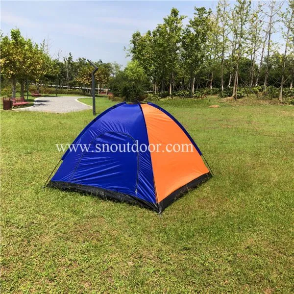 3 Person Camping Tent Hiking Tents Single Layer RainProof For Outdoor Sports photo-4