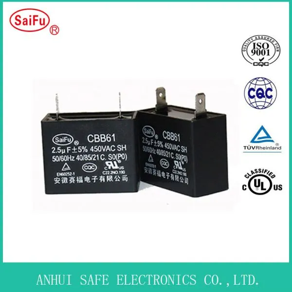 CBB61 Fan Capacitor