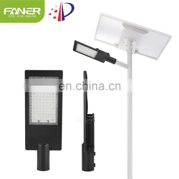 Faner Lighting 2020 New All in One Solar Street Light Outdoor Ip65 All in One Solar Stree 5 Years Wattery Led Solar Street Light photo-3