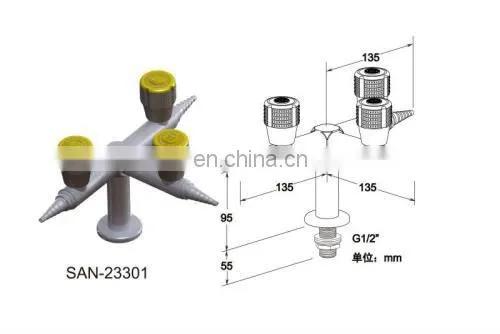 Laboratory Fittings Gas Valve for Laboratory Laboratory Gas Taps photo-5