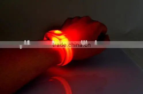 Cool Stylish Flashing LED Light Wrist Band Glow Armband Night Fun Wrist Strap photo-5