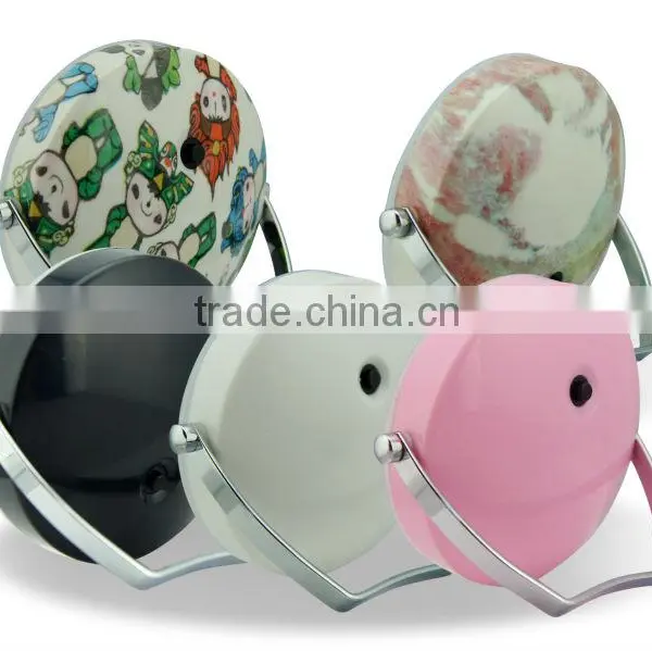 Makeup Mirror Stand Round Compact Mirror 3X Magnifying Mirror With LED Light ZLIME ZL-M1306 photo-3